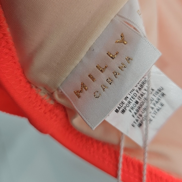 NWT Milly Cabana Off-Shoulder Ruffle Bikini Top Luxe & Flirty! Size small - Picture 7 of 13